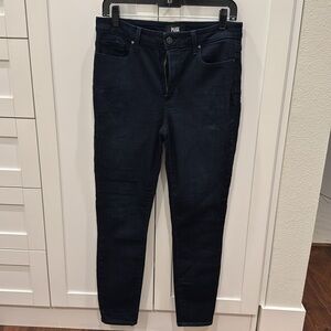 PAIGE Hoxton Ankle Dark Blue Skinny Jeans 30

Worn once